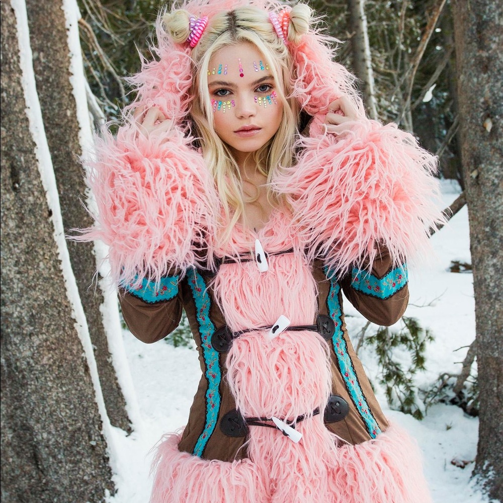 J VALENTINE Eskimo Kisses Mohair Jacket